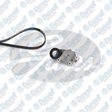 GATES K016PK975 Alternator Gergi Kiti P206-P307-P1007-C2-C3-C4-Bmax-Fiesta-Focus Ii-Cmax-Fusion 1.4-1.6 Tdi-Hdi Ac+ (6pk975+T38331) ****